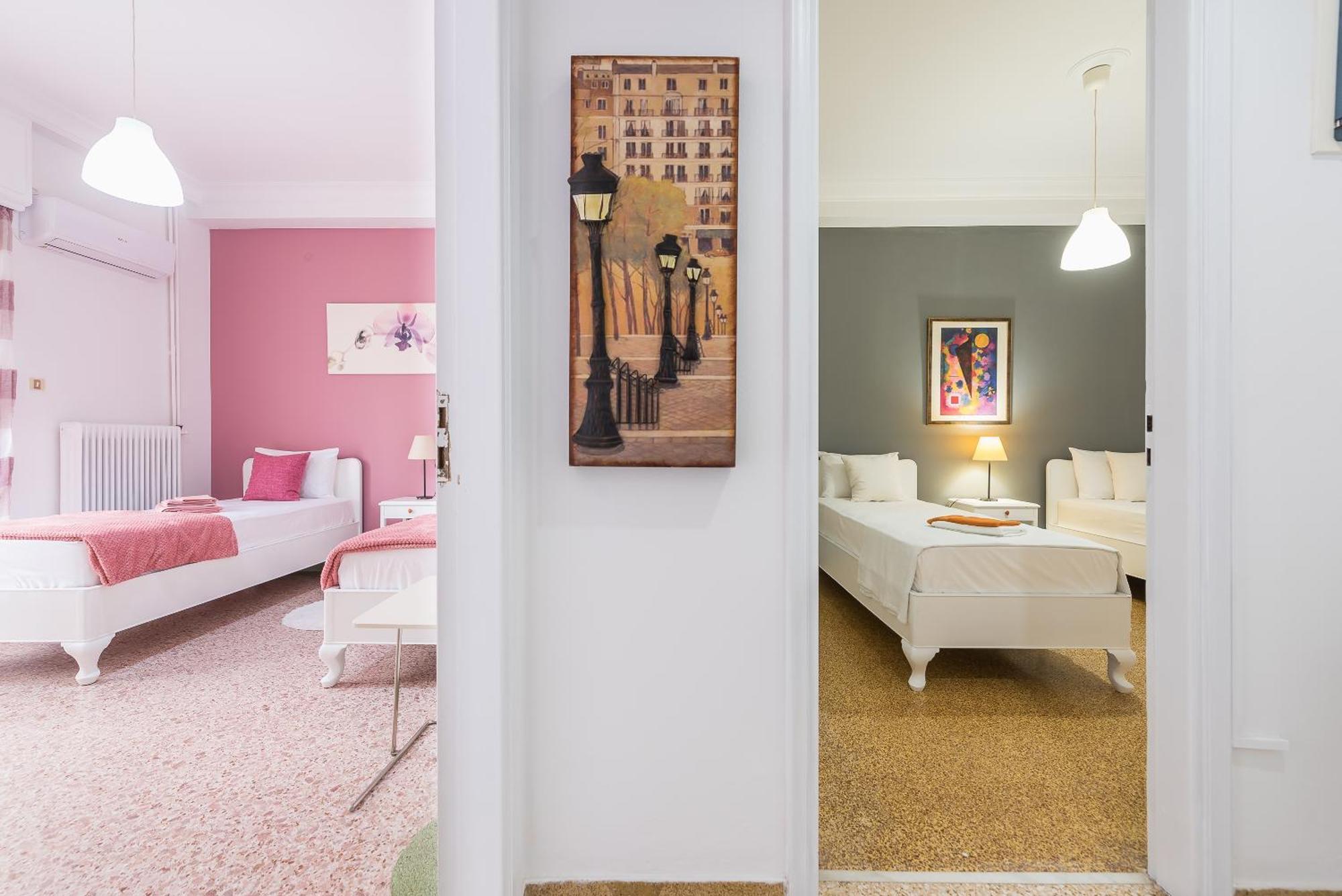 Private Rooms Athens - Shared Bathroom Номер фото
